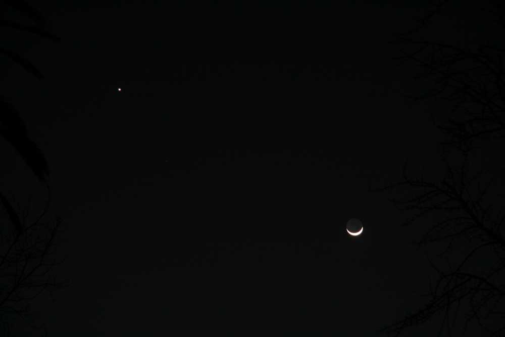 Venus and the Moon - Jan 25 2012